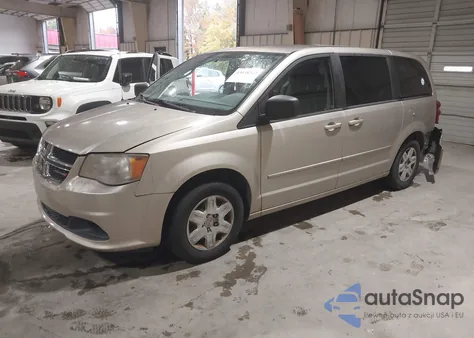 2012 Dodge Grand Caravan Se/Avp z USA, uszkodzony, nr VIN 2C4RDGBG3CR343684